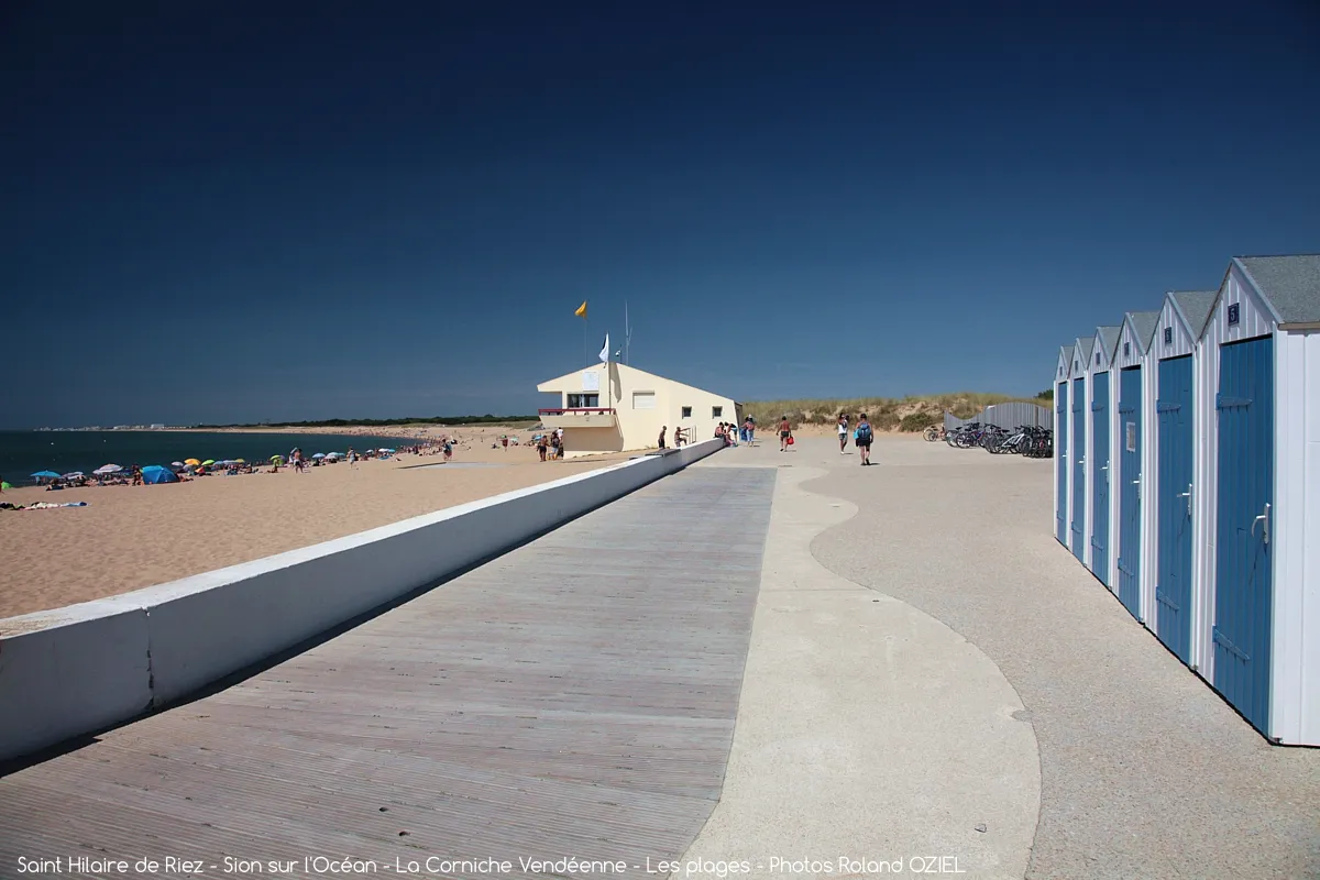 plage de saint hilaire de riez proche du camping Kabana Village